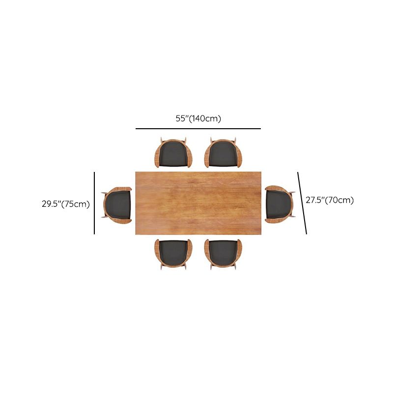 29.25 Inch Height Oval Writing Desk Industrial Solid Wood Office Desk Clearhalo 'furn' 'furn_office_desk' 'Furniture' 'Office Desks' 'Office Furniture' 'office_desk' 1200x1200_3d152c46-9f3d-4424-96b4-6e67262b2731