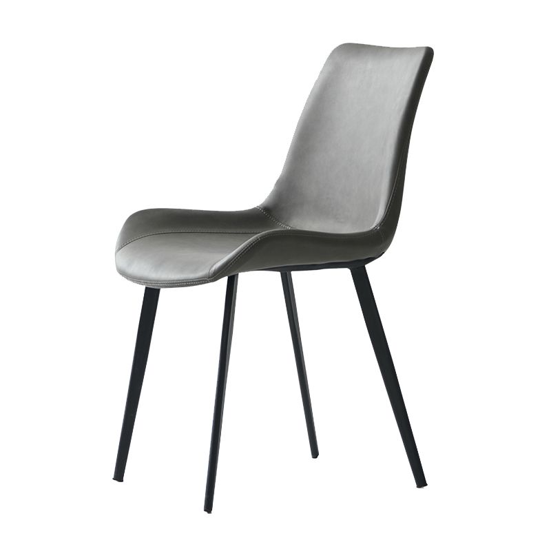 Contemporary Style Dining Chairs Armless Side Chairs for Kitchen with Metal Legs Clearhalo ' kitchen&dining_furn' 'Dining Chairs' 'Dining Tables & Seating' 'dining_chair' 'furn' 'furn_dining_chair' 'Furniture' 'furniture_dining_chair' 'Kitchen & Dining Furniture' 'kitchen' 1200x1200_3d153016-e39d-455e-a785-98cb4e3ee8e4