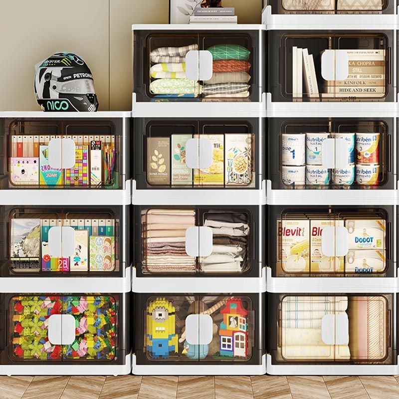 Hinged Storage Cabinet Contemporary Non-Hanging Wardrobe Closet