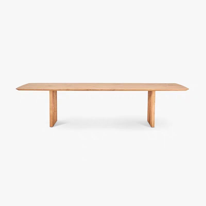 Rectangle Shape Minimalist Dining Table Wood Color Fixed Table with Solid Wood Clearhalo ' dining_table' 'Dining Tables & Seating' 'Dining Tables' 'furn' 'furn_dining_table' 'Furniture' 'furniture_dining_table' 'Kitchen & Dining Furniture' 'kitchen&dining_furn' 'kitchen' 'kitchen_dining_table' 1200x1200_3d18a23c-4011-4e0d-9964-d18c1516a04c