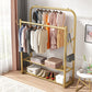 Estante de pelaje de estilo industrial Pure Color Free Standing Metallic Coat Rack