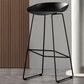 Taburetes de altura de mostrador de metal Glam con taburete de bar con reposapiés para interiores