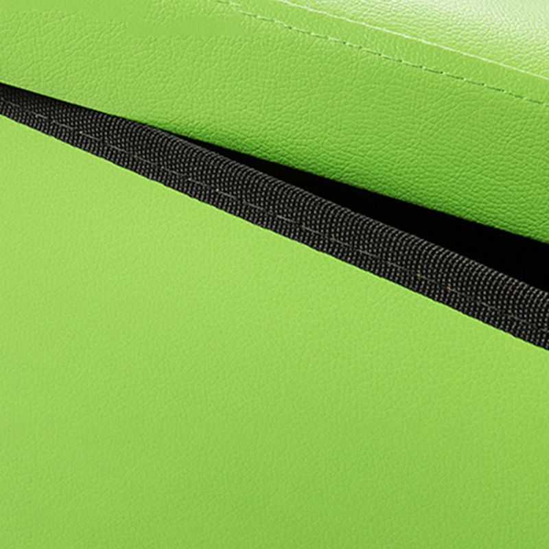 Standard contemporaneo in pelle pura a colori solidi a colore quadrato con archiviazione