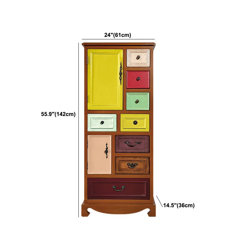 Amerikaanse traditionele opbergkast vast hout opbergkast dressoir