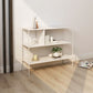 Urban Metal Shelf Bookcase Double Shelving Open Back Book Shelf Clearhalo 'Bookcases' 'furn' 'furn_bookcases' 'Furniture' 'Office Furniture' 1200x1200_3d1e6ce1-77cb-4b98-ad21-c2be05ee1eb9