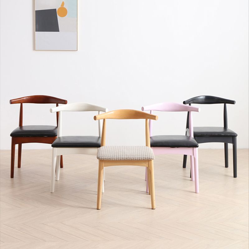 Contemporary Style Dining Wooden Chairs Kitchen Open Back Arm Dining Chairs Clearhalo ' kitchen&dining_furn' 'Dining Chairs' 'Dining Tables & Seating' 'dining_chair' 'furn' 'furn_dining_chair' 'Furniture' 'furniture_dining_chair' 'Kitchen & Dining Furniture' 'kitchen' 1200x1200_3d20317c-1478-4c2e-ab39-99c082239929