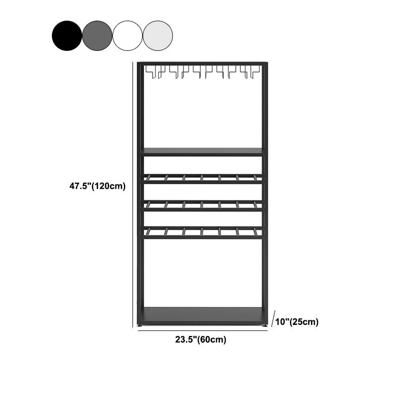 棚の床の茎ホルダーワインラックを備えたモダンワインホルダーラック