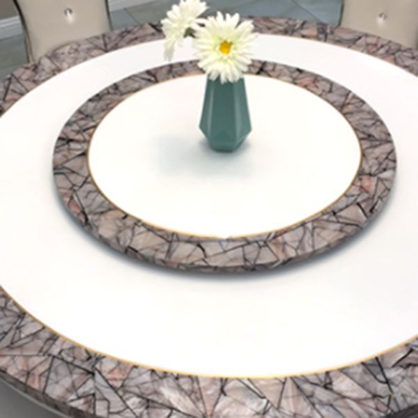 Luxury Style Marble Dining Table Single Pedestal Base Round Table for Dining Room Clearhalo ' dining_table' 'Dining Tables & Seating' 'Dining Tables' 'furn' 'furn_dining_table' 'Furniture' 'furniture_dining_table' 'Kitchen & Dining Furniture' 'kitchen&dining_furn' 'kitchen' 'kitchen_dining_table' 1200x1200_3d21c9ee-21d9-4966-a4cf-c15e57618a62