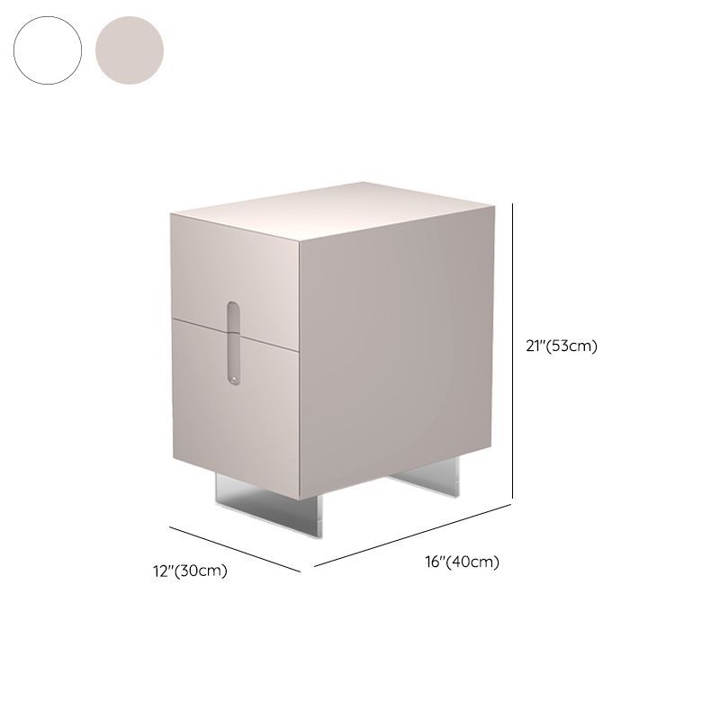Table table de nuit moderne en bois table de chevet de table avec tiroirs