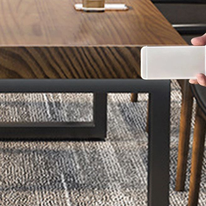 Juego de comedor moderno de 1/10 piezas, mesa de comedor rectangular de madera de pino para cafetería