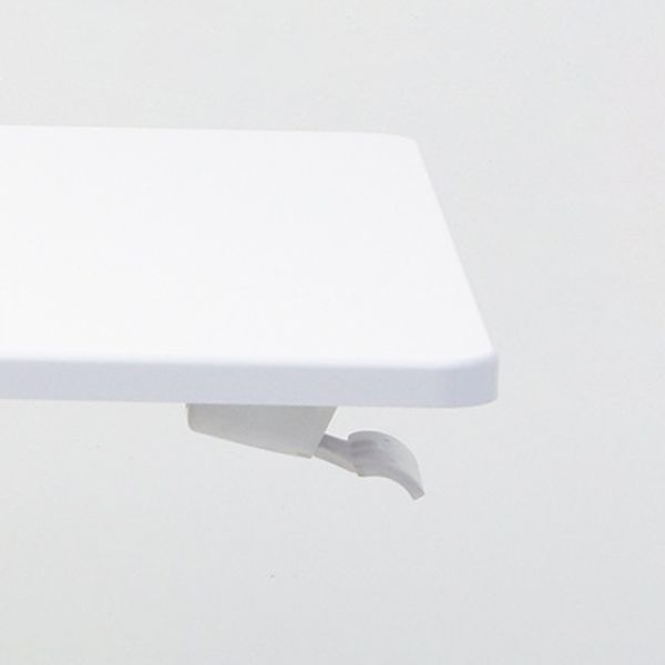 Bureau de style moderne Bureau rectangulaire Tableau mobile noir / brun / blanc avec roues