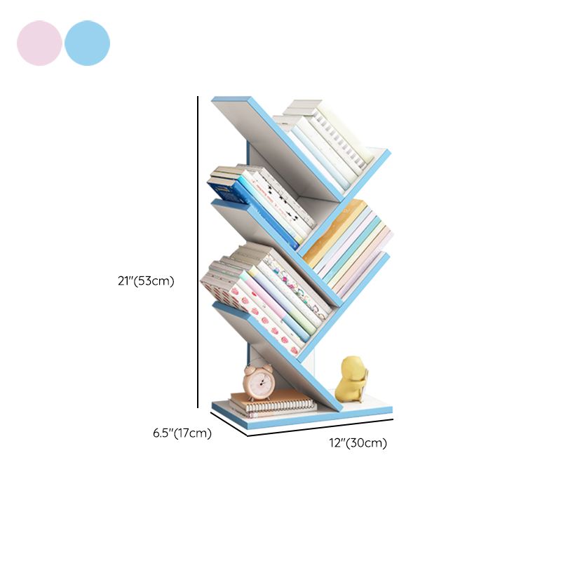 Modern Bookshelf Open Back Engineered Wood Bookcase for Study Room Clearhalo 'Bookcases' 'furn' 'furn_bookcases' 'Furniture' 'Office Furniture' 1200x1200_3d28fdc0-483f-434e-b85f-85d74d218fc9