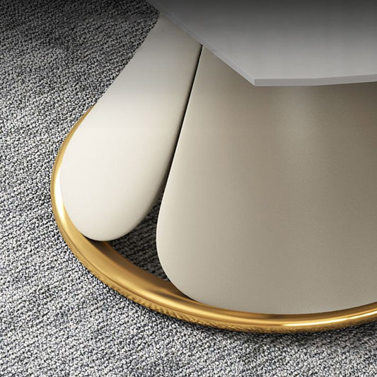 Glam Style Sintered Stone Dining Set Round 1/2/3/5/6/7/9 Pieces Dining Set for Home Use Clearhalo 'Dining Room Sets' 'Dining Tables & Seating' 'dining_room_set' 'furn' 'furn_dining_room_set' 'Furniture' 'Kitchen & Dining Furniture' 1200x1200_3d2d7157-8465-41b5-b713-a27e68643032