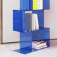 ACRYLIC Open Back Bookcase Scandinavian Standard Bookshelf con estantes