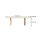 Oval Double Pedestal Modern Table Solid Wood Fixed Table for Home Use Clearhalo ' dining_table' 'Dining Tables & Seating' 'Dining Tables' 'furn' 'furn_dining_table' 'Furniture' 'furniture_dining_table' 'Kitchen & Dining Furniture' 'kitchen&dining_furn' 'kitchen' 'kitchen_dining_table' 1200x1200_3d2e05aa-b6be-4938-9d3a-4c751acf4861