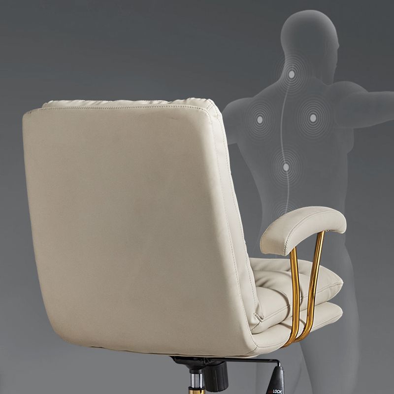 Padded Arms Modern Office Chair Adjustable Seat Height Desk Chair with Wheels Clearhalo 'furn' 'furn_office_chair' 'Furniture' 'Office Chairs' 'Office Furniture' 'office_chair' 1200x1200_3d2eb20c-2475-4472-8eb1-513674a1cae4