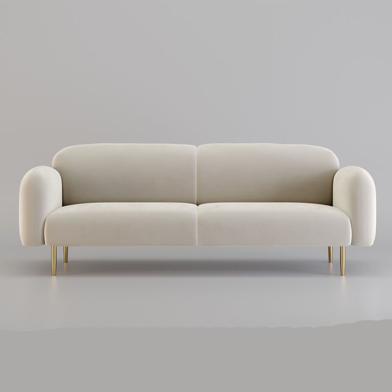 White/grey/green/pink Sofa with Pillow Back Latex/sponge Padded Fabric Clearhalo 'furn' 'furn_sofas' 'Furniture' 'furniture_sofas' 'kitchen' 'kitchen_sofas' 'Living Room Furniture' 'Sofa' 'sofas' 1200x1200_3d2fd830-dacc-4084-aaec-73cec74c71f2