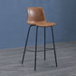 Contemporary Style Bar-stool Leather Counter Bar Stool for Kitchen Bar with Metal Legs Clearhalo 'Bar Furniture' 'Bar Stools' 'bar_stools' 'furn' 'furn_bar_stools' 'Furniture' 'furniture_bar_stools' 'Kitchen & Dining Furniture' 1200x1200_3d2fe8dc-a168-4c1c-b9ad-9c142f2c6e9f