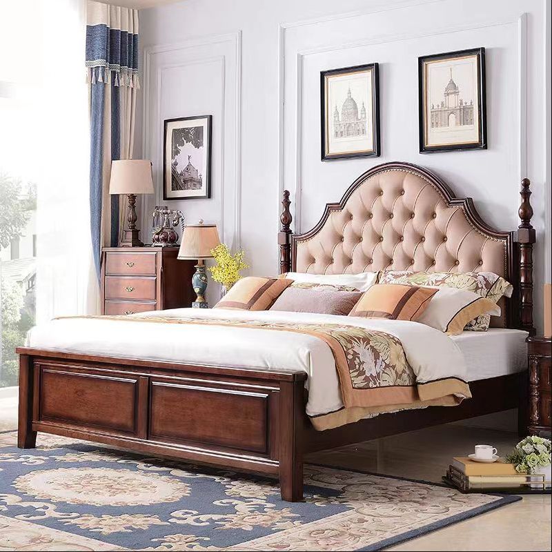 Victorain Tufted Upholstered Standard Bed 71.7-inch W Mattress Included Bed with Headboard Clearhalo 'Bedroom Furniture' 'Beds' 'furn' 'furn_beds' 'Furniture' 1200x1200_3d30a58c-1832-4f1f-8954-8a60466ce81e