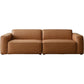 Contemporary Stationary Faux Leather Sofa Living Room Square Arm Tight Back Sofa Clearhalo 'furn' 'furn_sofas' 'Furniture' 'Living Room Furniture' 'Sofa' 'sofas' 1200x1200_3d30d449-3e7b-48c1-bb79-cab8174b8b78