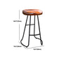 Industrial Wooden Bar Table Set 1/2/4/5 Pieces Rectangle Bar Table and Backless Bar Stools Clearhalo 'Bar Furniture' 'furn' 'furn_home_bar_bar_sets' 'Furniture' 'Home Bars & Bar Sets' 'home_bar_bar_sets' 'Kitchen & Dining Furniture' 1200x1200_3d3352d4-fed3-498c-9a0f-d9d22a160716