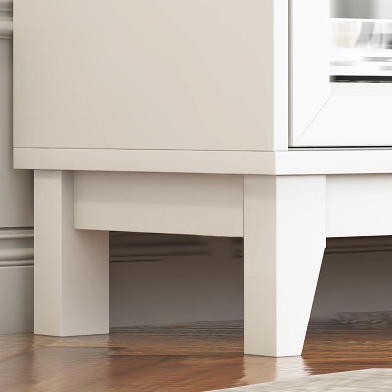 Urban Vertical Standard Bookcase White Manufactured Wood Bookshelf with Glass Doors Clearhalo 'Bookcases' 'furn' 'furn_bookcases' 'Furniture' 'furniture_bookcases' 'Office Furniture' 1200x1200_3d360ea6-5be7-412f-aed3-7a80ad58c9e2