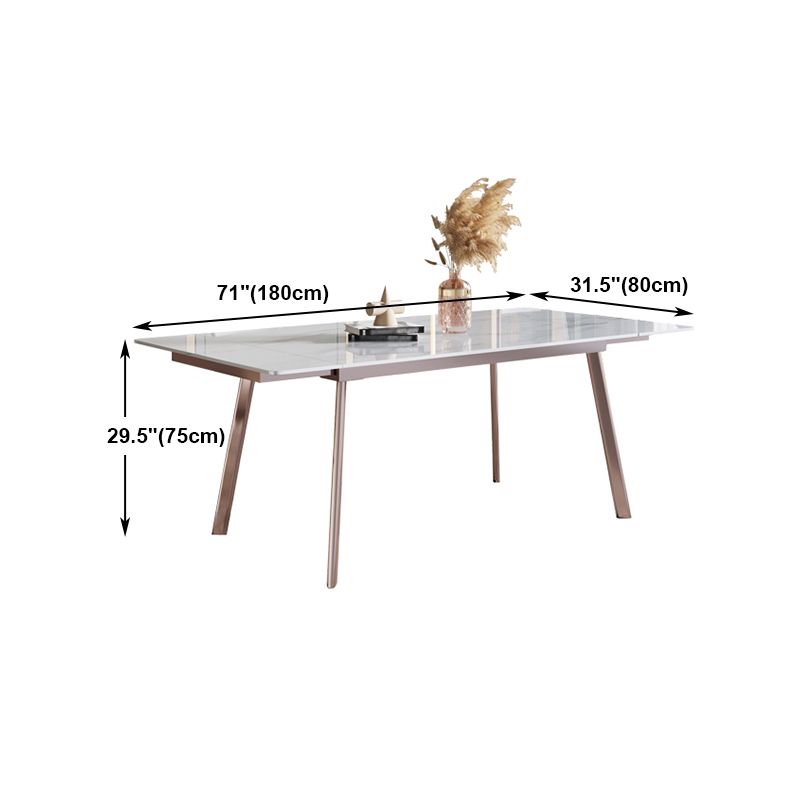 Luxury 1/4/5/7 Pieces Dining Set Sintered Stone Extendable Dining Table with Chairs Clearhalo 'Dining Room Sets' 'Dining Tables & Seating' 'dining_room_set' 'furn' 'furn_dining_room_set' 'Furniture' 'furniture_dining_room_set' 'Kitchen & Dining Furniture' 'kitchen&dining_furn' 'kitchen' 1200x1200_3d370e1f-10ba-4714-8b05-84d3cf4902ac