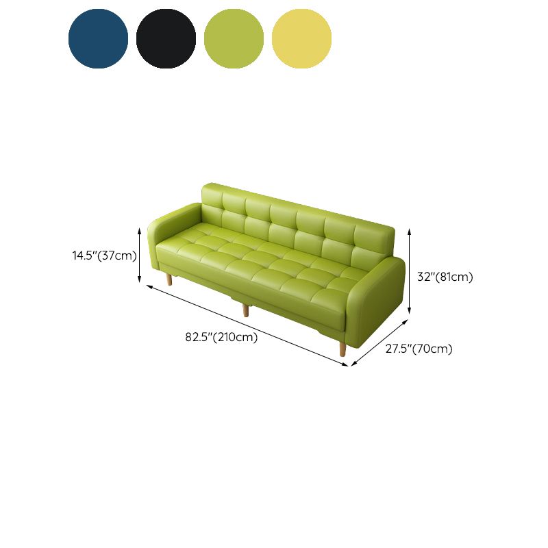 Industrial Living Room Settee Square Arm Biscuit Back Seating Clearhalo 'furn' 'furn_sofas' 'Furniture' 'Living Room Furniture' 'Sofa' 'sofas' 1200x1200_3d391ca8-a10c-4a7b-b6cf-7e4fc4d8eb19
