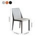 Minimalist Leather Dining Side Chairs Solid Back Armless Dining Chairs for Kitchen Clearhalo ' kitchen&dining_furn' 'Dining Chairs' 'Dining Tables & Seating' 'dining_chair' 'furn' 'furn_dining_chair' 'Furniture' 'furniture_dining_chair' 'Kitchen & Dining Furniture' 'kitchen' 1200x1200_3d3a6843-7b4b-4632-89d8-09350815b5f2