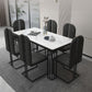 Modern 1/2/6/7 Pieces Dinette Set with White Sintered Stone Top Rectangle Dining Table Set Clearhalo 'Dining Room Sets' 'Dining Tables & Seating' 'dining_room_set' 'furn' 'furn_dining_room_set' 'Furniture' 'furniture_dining_room_set' 'Kitchen & Dining Furniture' 1200x1200_3d3ba1b5-2eae-42cd-8e98-20cb45de7105