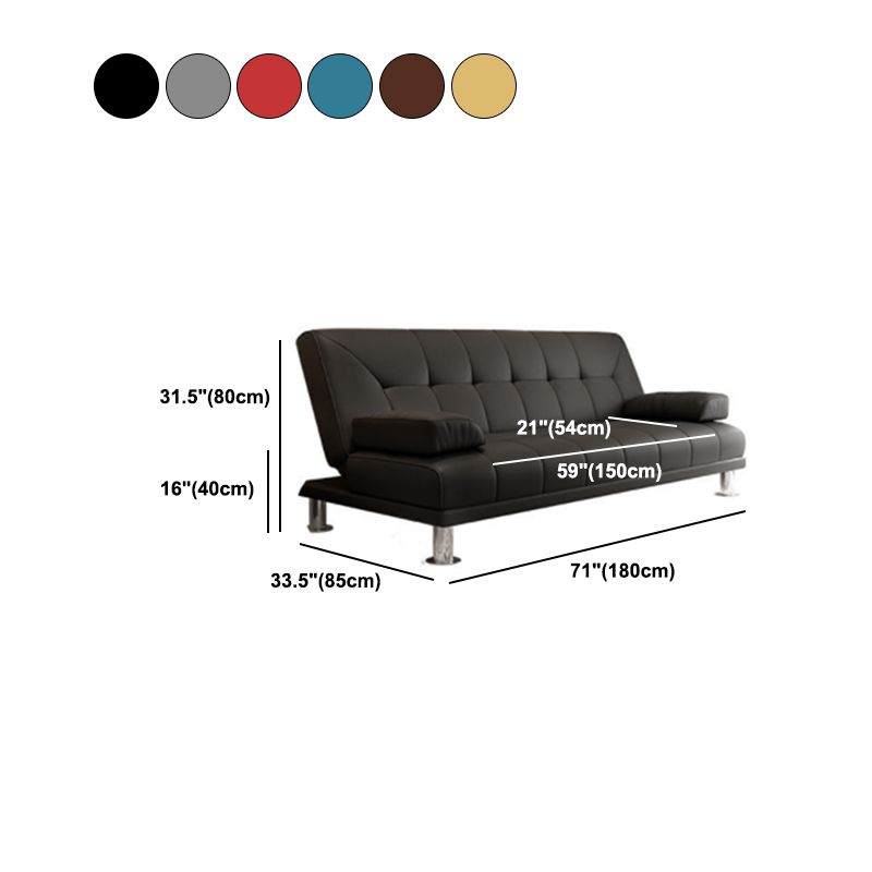 31,5 "/34,6" H Fanuce cuscino in pelle Top ARM trapuntato per soggiorno