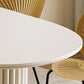 White Modern Dining Table Sintered Stone Dinner Table for Dining Room