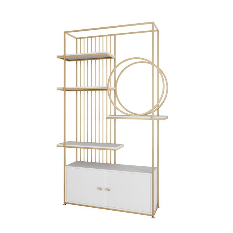 11.81"W Bookcase Glam Style Open Back Bookshelf for Office Study Room Home Clearhalo 'Bookcases' 'furn' 'furn_bookcases' 'Furniture' 'furniture_bookcases' 'kitchen' 'kitchen_bookcases' 'Living Room Furniture' 'Office Furniture' 1200x1200_3d3f86fe-518f-412a-b016-238c82a9a7b2