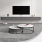 Gray Stone Media Console Contemporary Wall-mounted TV Console Clearhalo 'furn' 'furn_tv_stands_entertainment_centers' 'Furniture' 'Living Room Furniture' 'TV Stands & Entertainment Centers' 'TV Stands & Media Storage Furniture' 'tv_stands_entertainment_centers' 1200x1200_3d400c82-5e5b-4c84-b23f-ea1da4cc6071