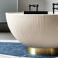 Round Slate Coffee Cocktail Table Abstract Coffee or End Table Clearhalo 'Coffee & Accent Tables' 'Coffee Tables' 'coffee_tables' 'furn' 'furn_coffee_tables' 'Furniture' 'Living Room Furniture' 1200x1200_3d42477e-dbbf-4eb3-ba49-a39a016d200d