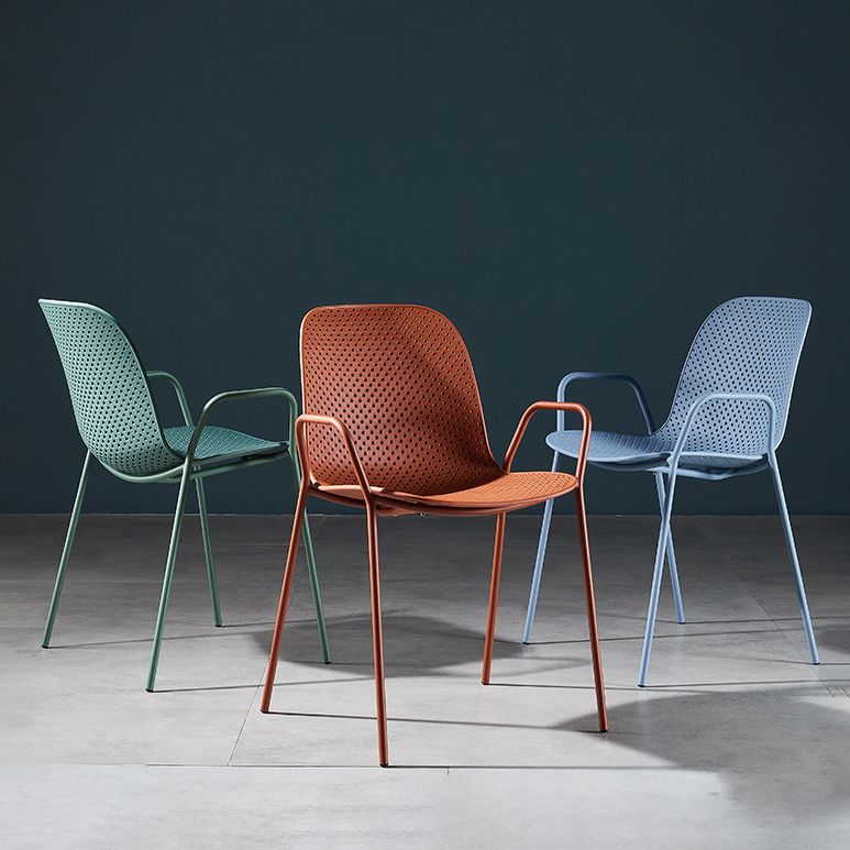 Modern Style Chair Dining Arm Chairs with Metal Legs for Kitchen Clearhalo ' kitchen&dining_furn' 'Dining Chairs' 'Dining Tables & Seating' 'dining_chair' 'furn' 'furn_dining_chair' 'Furniture' 'furniture_dining_chair' 'Kitchen & Dining Furniture' 'kitchen' 1200x1200_3d4398cf-942f-4a40-b551-0a2d9e8a593c