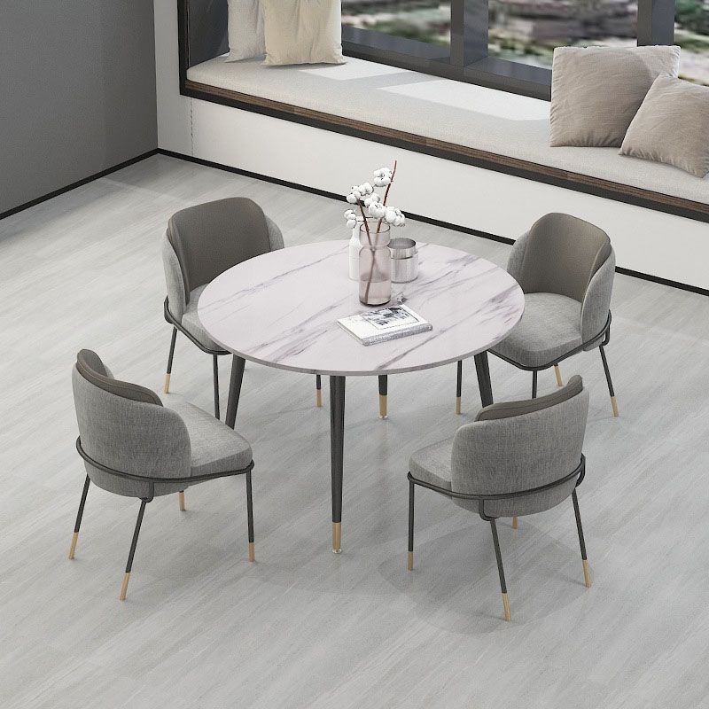Scandinavian Dining Fabric Side Chairs Armless Solid Back Chair Clearhalo ' kitchen&dining_furn' 'Dining Chairs' 'Dining Tables & Seating' 'dining_chair' 'furn' 'furn_dining_chair' 'Furniture' 'furniture_dining_chair' 'Kitchen & Dining Furniture' 'kitchen' 1200x1200_3d4619a7-4e2a-4b45-aa1e-435da4b6e700