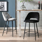 Contemporary Metal Upholstered Barstool Bristol Bar Stool with Low Back for Kitchen Clearhalo 'Bar Furniture' 'Bar Stools' 'bar_stools' 'furn' 'furn_bar_stools' 'furniture_bar_stools' 'Kitchen & Dining Furniture' 'kitchen&dining_furn' 'kitchen' 'kitchen_furn' Furniture' 1200x1200_3d47dc01-20c0-4d78-871f-e1de75f7235f