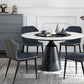 Modern Style Round Shape Dining Set Sintered Stone Top Dining Table Furniture for Restaurant Clearhalo 'Dining Room Sets' 'Dining Tables & Seating' 'dining_room_set' 'furn' 'furn_dining_room_set' 'Furniture' 'furniture_dining_room_set' 'Kitchen & Dining Furniture' 'kitchen&dining_furn' 'kitchen' 1200x1200_3d484b81-8b1a-4c3c-8670-c9806fa325aa