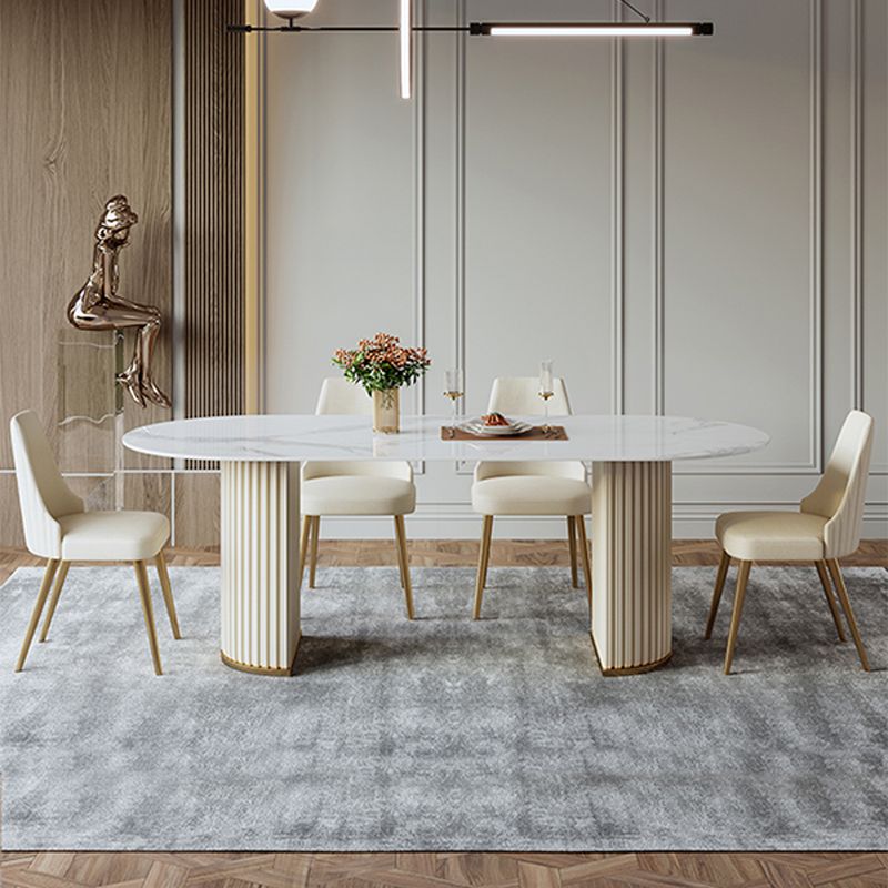 Table de cuisine en pierre fritrée de luxe