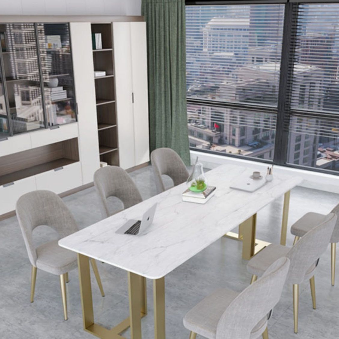 Rectangular Writing Desk Industrial Style Sled Base Office Desk Clearhalo 'furn' 'furn_office_desk' 'Furniture' 'Office Desks' 'Office Furniture' 'office_desk' 1200x1200_3d4b6800-8683-4f76-89e9-647de1d39512