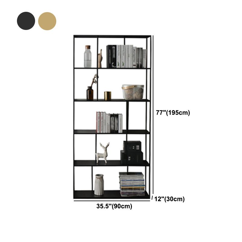 Open Back Bookshelf Glam Style Bookshelf for Study Room and Home Office Clearhalo 'Bookcases' 'furn' 'furn_bookcases' 'Furniture' 'furniture_bookcases' 'kitchen' 'kitchen_bookcases' 'Living Room Furniture' 'Office Furniture' 1200x1200_3d4b680c-b981-4f0f-b998-66e94e991a7b