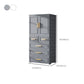Hinged Wardrobe Cabinet Modern Plastic Storage Cabinet for Bedroom