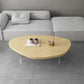 Scandinavian Solid Wood Coffee Table 14.96" H Acrylic Legs Cocktail Table Clearhalo 'Coffee & Accent Tables' 'Coffee Tables' 'coffee_tables' 'furn' 'furn_coffee_tables' 'Furniture' 'Living Room Furniture' 1200x1200_3d4cd881-67c2-4fd1-9676-68907c4ce172