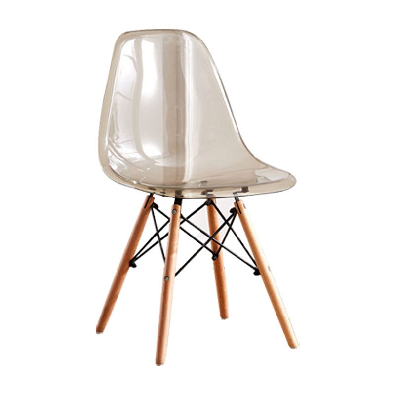 Wood Scandinavian Kitchen Dining Room Chair Solid Back Side Chair Clearhalo ' kitchen&dining_furn' 'Dining Chairs' 'Dining Tables & Seating' 'dining_chair' 'Furniture' 'furniture_dining_chair' 'Kitchen & Dining Furniture' 'kitchen' 1200x1200_3d4ebd59-7b60-45fe-a575-ebd762ed9913