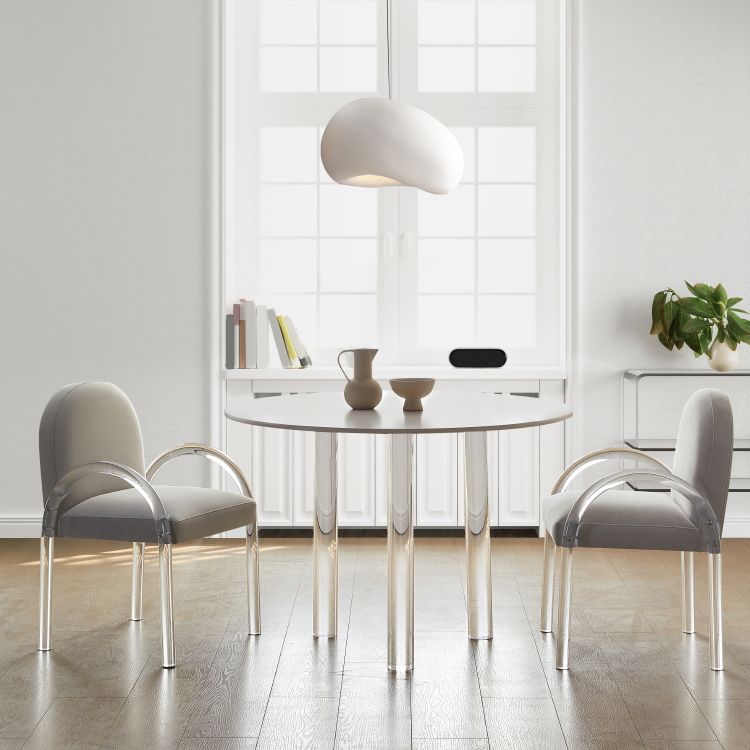 Juego de comedor moderno 1/2/3/4 PCS Mesa y sillas de comedor acrílico