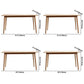 Rectangle Casual Dining Table Brown Tone Fixed Table with Oakwood Solid Wood Clearhalo ' dining_table' 'Dining Tables & Seating' 'Dining Tables' 'furn' 'furn_dining_table' 'Furniture' 'furniture_dining_table' 'Kitchen & Dining Furniture' 'kitchen&dining_furn' 'kitchen' 'kitchen_dining_table' 1200x1200_3d534b51-29ce-47a4-9683-3cecfd54748e