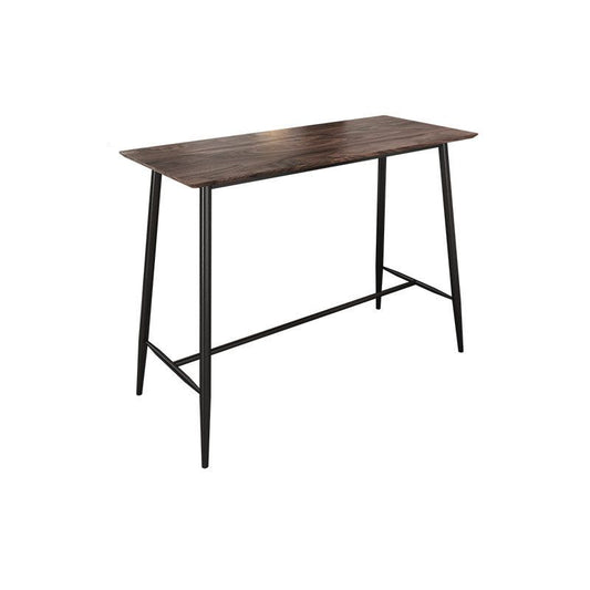Rectangle Bar Table Contemporary Bar Table with Trestle Base,47.24"W x 23.62"L x 41.34"H Clearhalo 'Bar Furniture' 'Bar Tables' 'bar_tables' 'Furniture' 'furniture_bar_tables' 'Kitchen & Dining Furniture' 1200x1200_3d537281-2dbb-4530-a252-4dccac6ebfd2