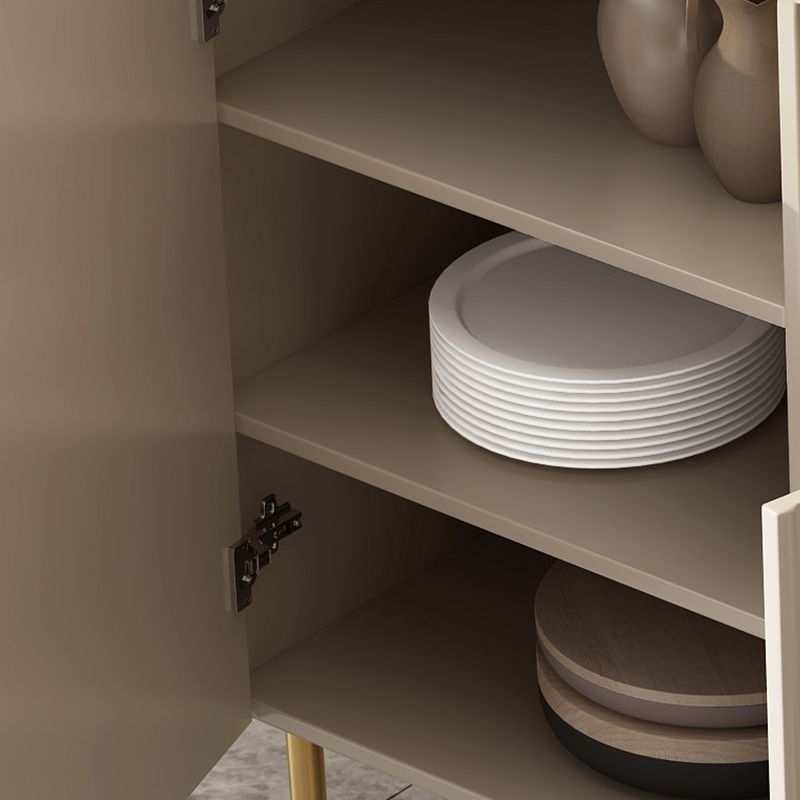 Tavolo a buffet in stile glam Credenza a buffet con cassetti e armadi