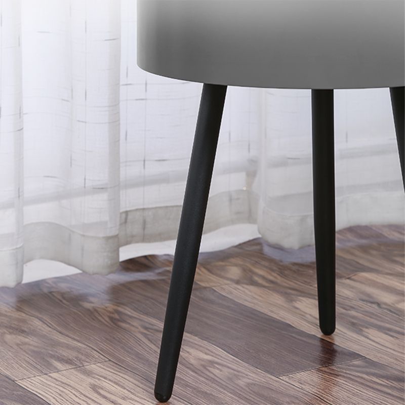 Mesa de mesa de 3 patas Conjunto de mesa de estilo contemporánea Top Table con almacenamiento con almacenamiento